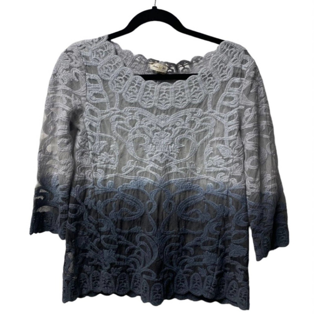 ANTHROPOLOGIE Meadow Rue Lace Top Size XS